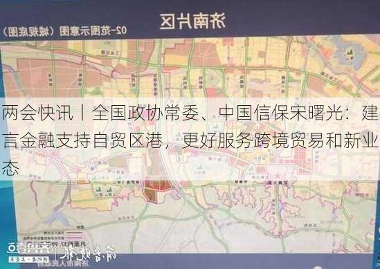 两会快讯丨全国政协常委、中国信保宋曙光：建言金融支持自贸区港，更好服务跨境贸易和新业态