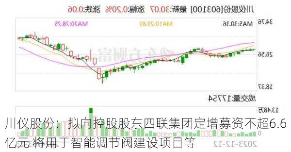 川仪股份：拟向控股股东四联集团定增募资不超6.6亿元 将用于智能调节阀建设项目等