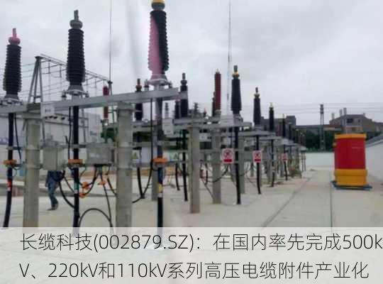 长缆科技(002879.SZ)：在国内率先完成500kV、220kV和110kV系列高压电缆附件产业化