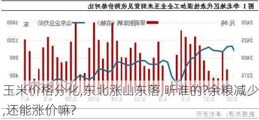 玉米价格分化,东北涨山东落,听谁的?余粮减少,还能涨价嘛?