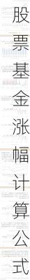 股票基金涨幅计算公式：深入了解股票基金涨幅的计算公式