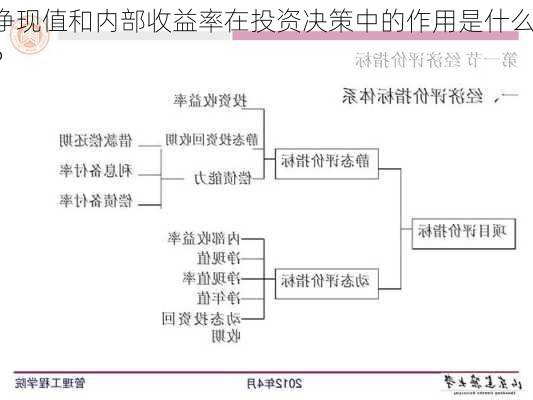 净现值和内部收益率在投资决策中的作用是什么？