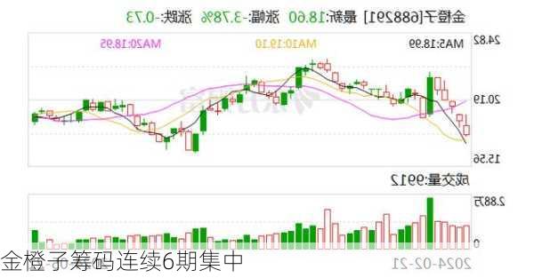 金橙子筹码连续6期集中