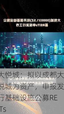 大悦城：拟以成都大悦城为资产，申报发行基础设施公募REITs