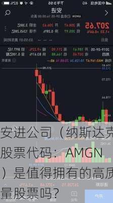 安进公司（纳斯达克股票代码：AMGN）是值得拥有的高质量股票吗？