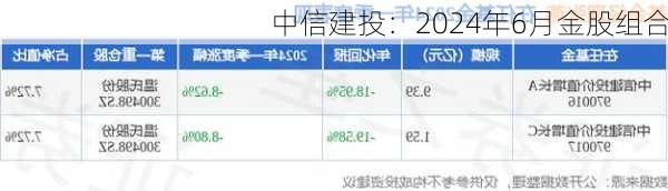 中信建投：2024年6月金股组合