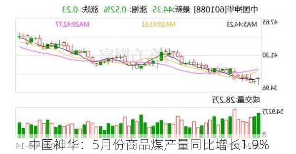 中国神华：5月份商品煤产量同比增长1.9%