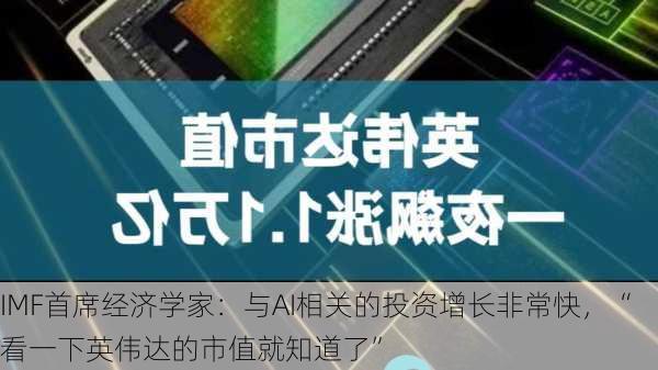 IMF首席经济学家：与AI相关的投资增长非常快，“看一下英伟达的市值就知道了”