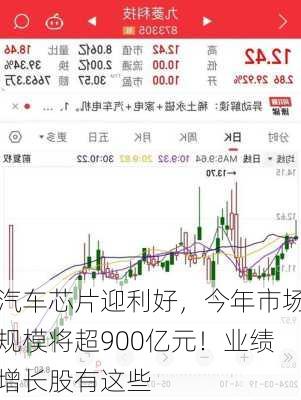 汽车芯片迎利好，今年市场规模将超900亿元！业绩增长股有这些