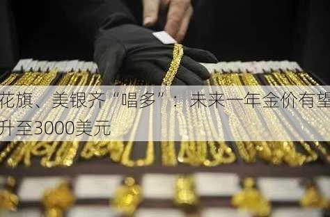 花旗、美银齐“唱多”：未来一年金价有望升至3000美元