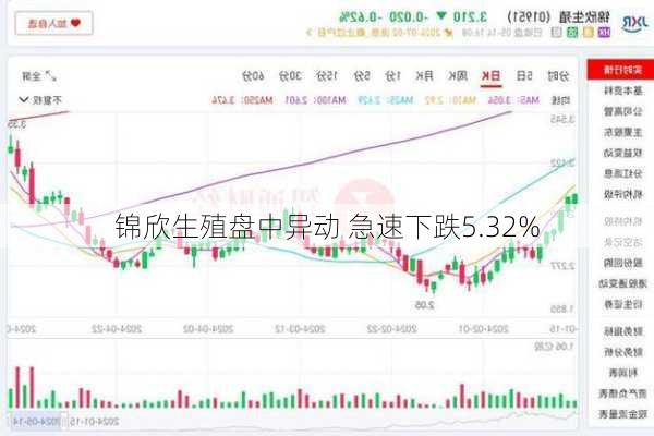 锦欣生殖盘中异动 急速下跌5.32%