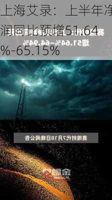 上海艾录：上半年净利润同比预增51.64%-65.15%