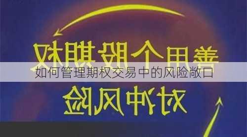 如何管理期权交易中的风险敞口