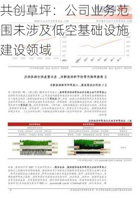 共创草坪：公司业务范围未涉及低空基础设施建设领域