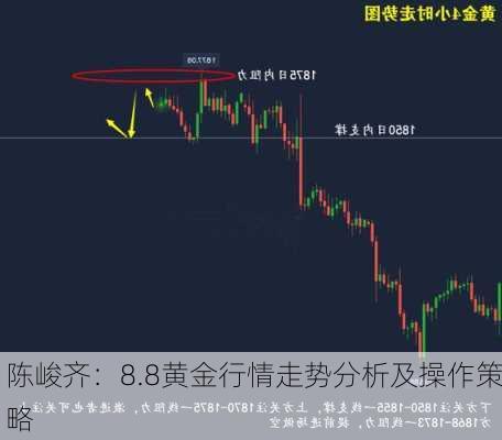 陈峻齐：8.8黄金行情走势分析及操作策略