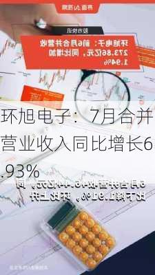 环旭电子：7月合并营业收入同比增长6.93%