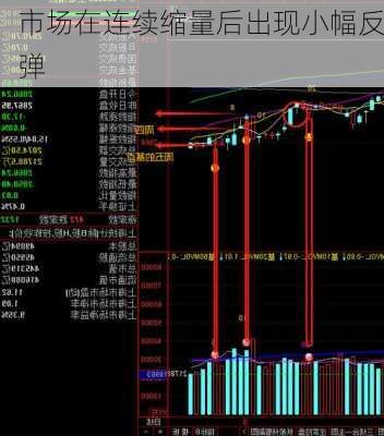 市场在连续缩量后出现小幅反弹
