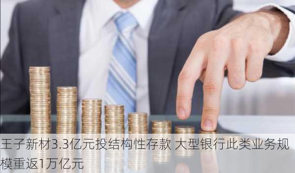 王子新材3.3亿元投结构性存款 大型银行此类业务规模重返1万亿元