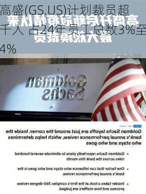 高盛(GS.US)计划裁员超千人 占24年员工总数3%至4%