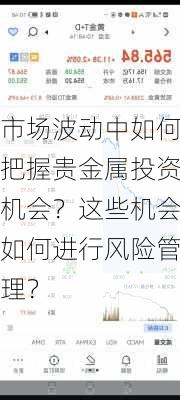 市场波动中如何把握贵金属投资机会？这些机会如何进行风险管理？