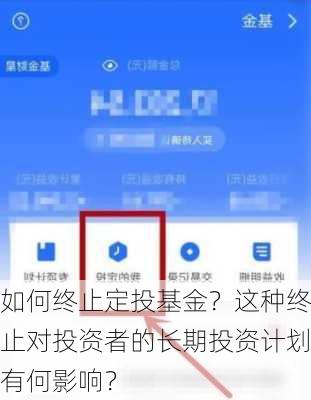 如何终止定投基金？这种终止对投资者的长期投资计划有何影响？