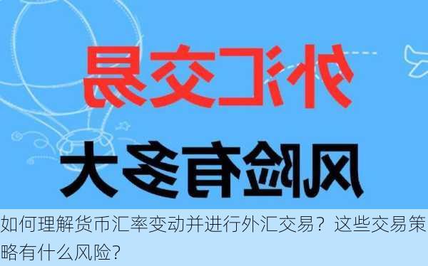 如何理解货币汇率变动并进行外汇交易？这些交易策略有什么风险？