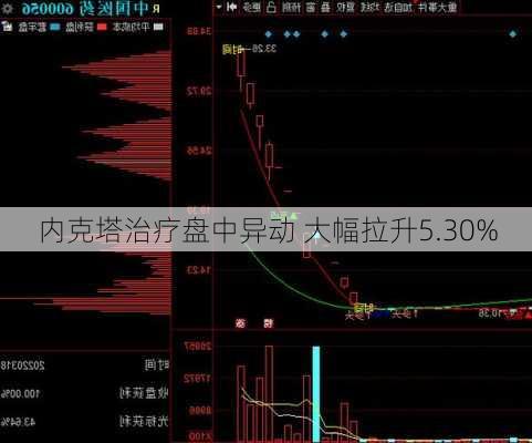 内克塔治疗盘中异动 大幅拉升5.30%