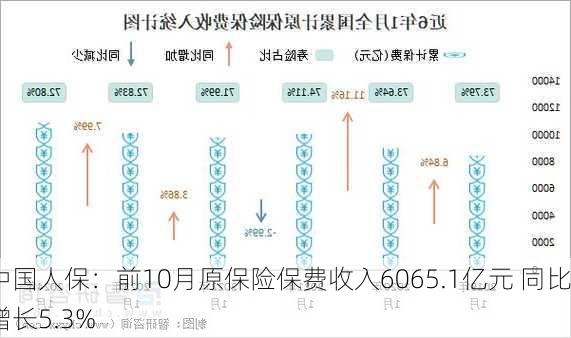 中国人保：前10月原保险保费收入6065.1亿元 同比增长5.3%