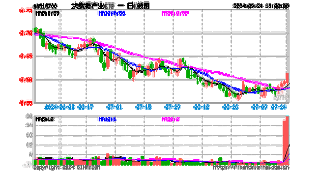 数字中国建设会议召开，大数据产业ETF（516700）近5日连续吸金3725万元，标的指数本轮累涨62%